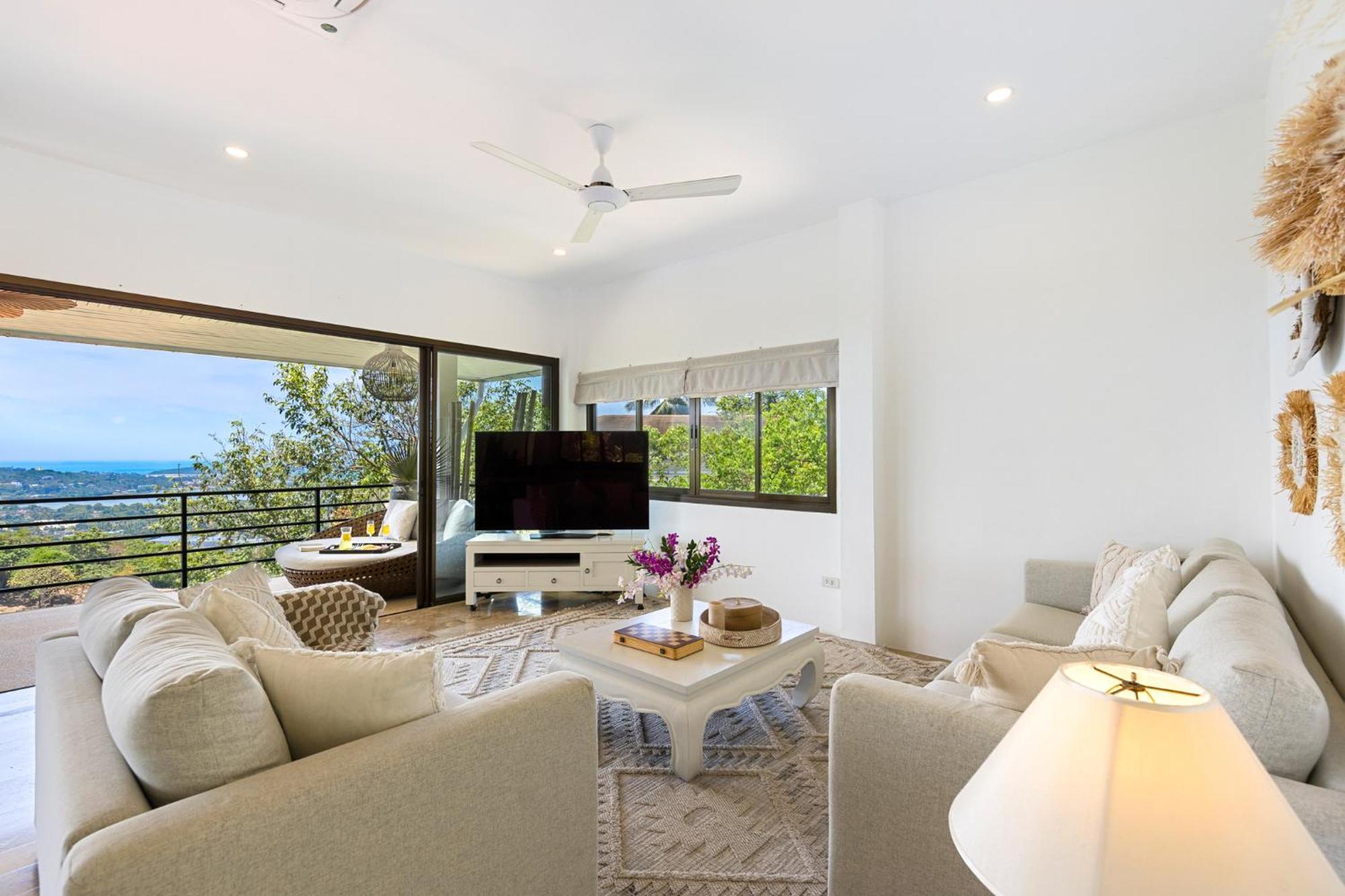 Macha La 4br With Pool And & Sea View Amphoe Koksamui
