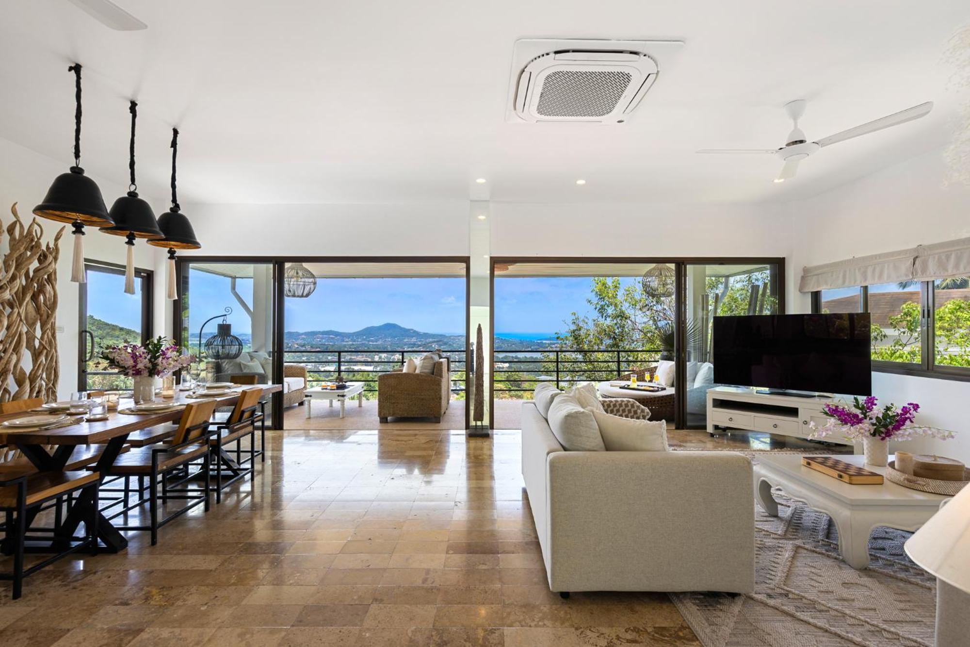 Pousada Macha La 4br With Pool And & Sea View Amphoe Koksamui