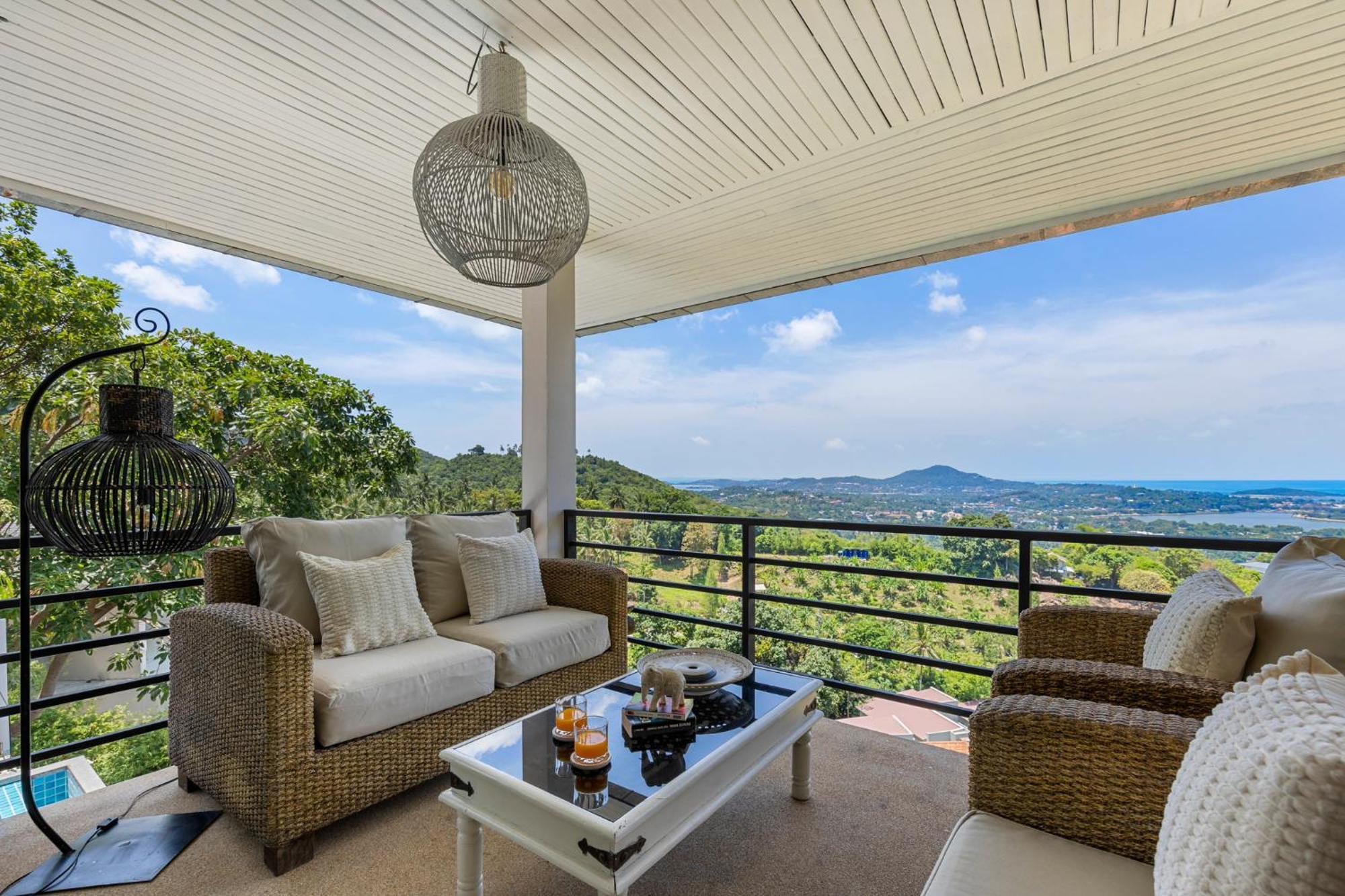 Macha La 4br With Pool And & Sea View Amphoe Koksamui