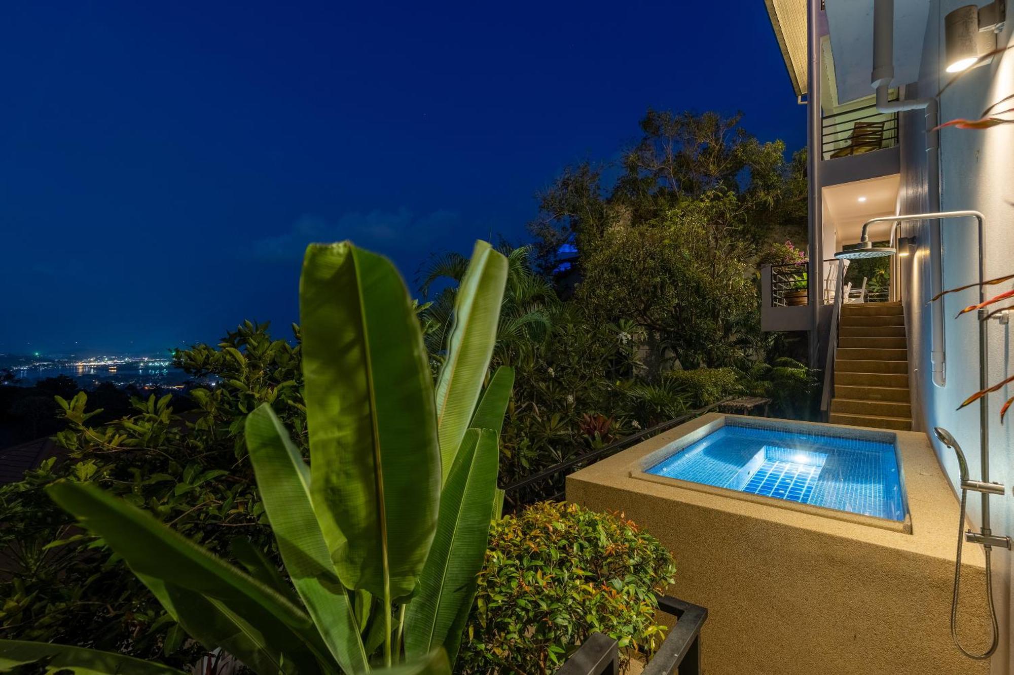 Macha La 4br With Pool And & Sea View Pousada Amphoe Koksamui